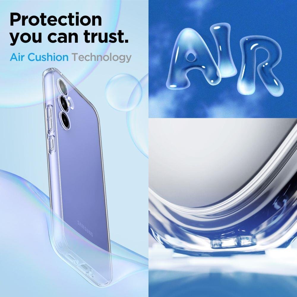 Mbrojtëse Spigen Liquid Crystal për Samsung Galaxy A54 5G, transparente