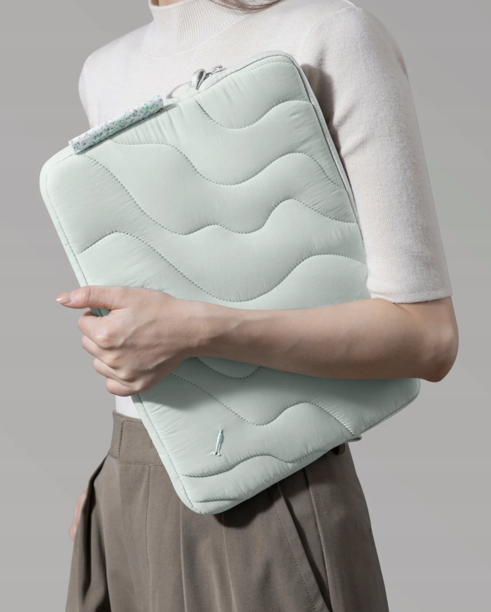 Kese mbrojtëse laptopi Tomtoc Terra A27, 13", material i ricikluar, dizajn i qepur, blu Lakeshore