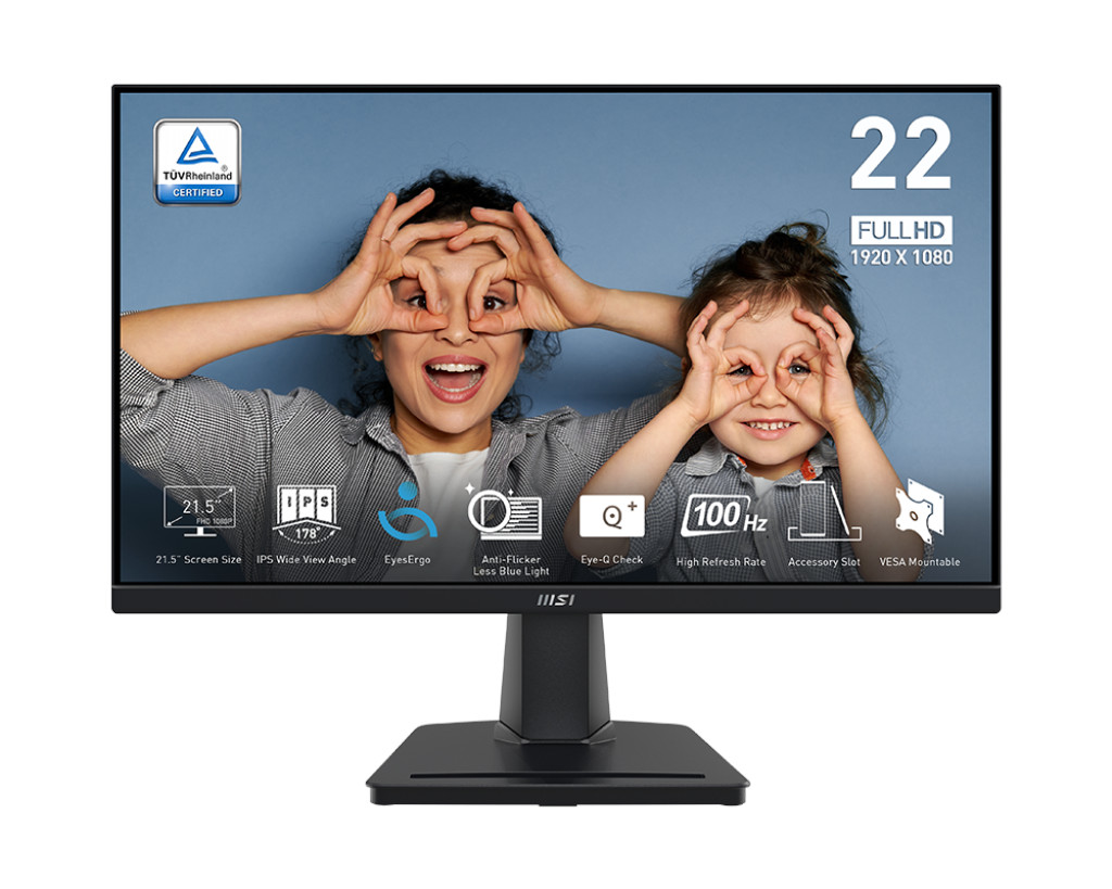 Monitor MSI PRO MP225, 21.5", FHD, i zi