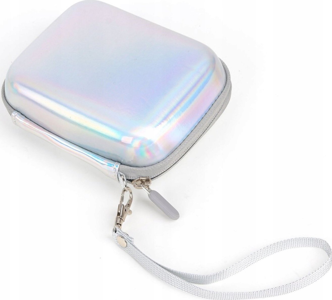 Etui mbrojtëse LoveInstant Silver Shine për Instax Mini Evo Mini LiPlay Mini Link, rezistente ndaj ujit, kundër goditjeve, argjend e shkëlqyeshme