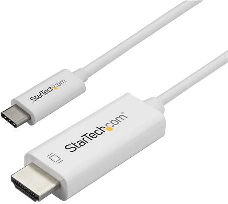 StarTech USB-C до HDMI кабел, 1 m, бел