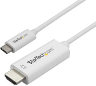 Kabllo StarTech USB-C në HDMI, 1m, e bardhë
