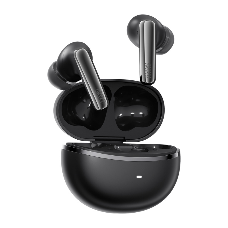 Kufje wireless QCY MeloBuds N70, Adaptive ANC, Bluetooth, të zeza