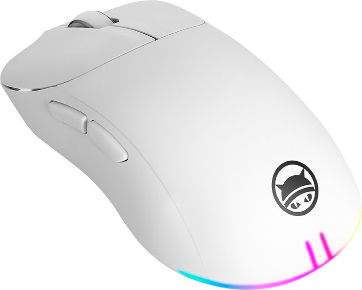 Maus gaming GAMIAC PA50, USB, sensor optik PixArt, i bardhë