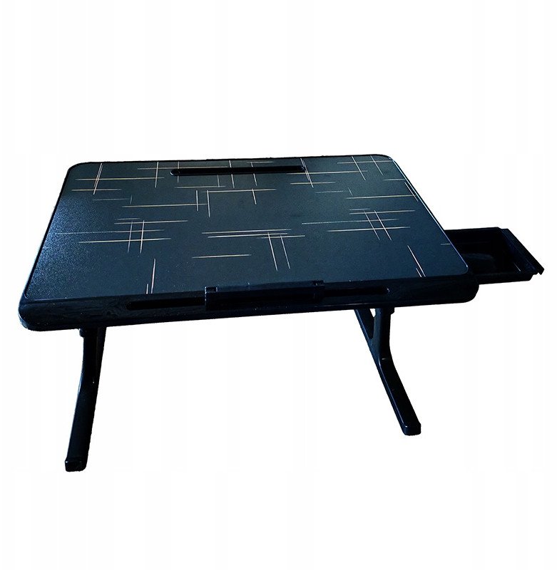 Tavolinë laptopi Matrix, e rregullueshme, 4 porta USB, ventilator, e zezë