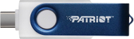 USB Patriot Xporter X550, 32GB, USB A dhe USB C, metalik