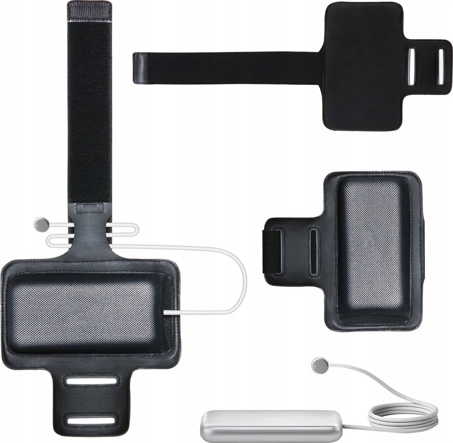 Rrip krahu JYS JYS-APP003 për bateri Apple Vision Pro, neopren, i zi