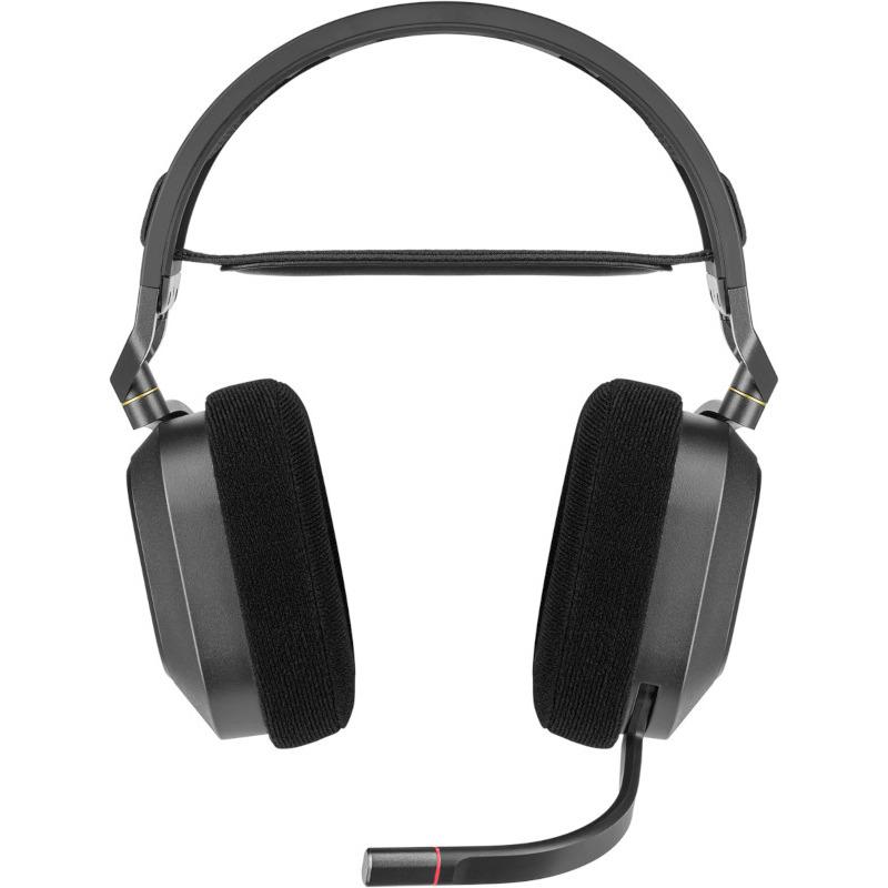 Kufje gaming Corsair HS80, wireless 7.1, RGB, të zeza, Factory Refurbished
