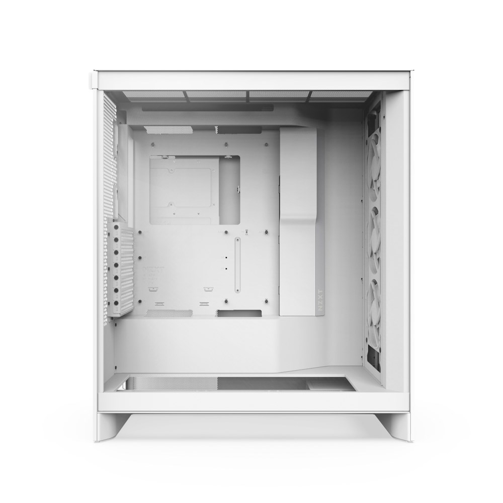 Kuti PC NZXT H7 Flow RGB 2024, Mid Tower, me ftohje rrjetë, e bardhë
