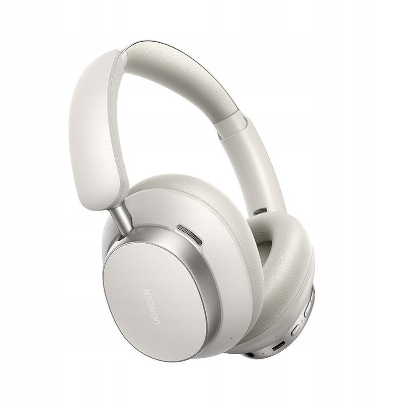 Kufje on ear Ugreen Studio Pro Hybrid HP206, pa tela, ANC, të bardha