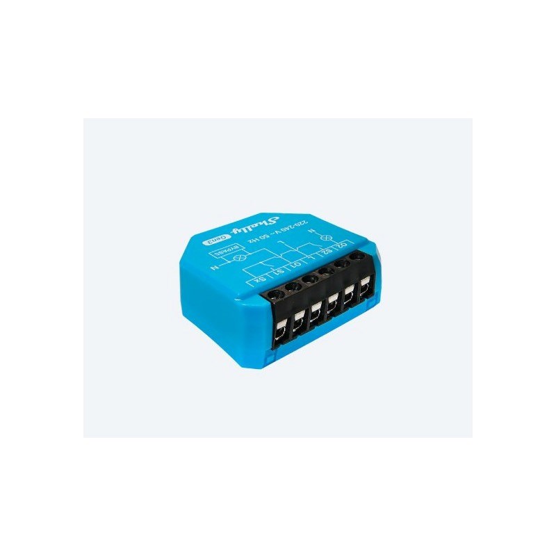 Modul i mençur Shelly 2L Gen3, WiFi, 2 kanale, blu