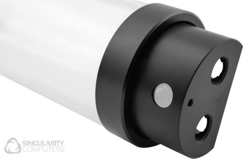 Rezervuar uji për PC Singularity Computers Protium 200mm, acetal, i zi