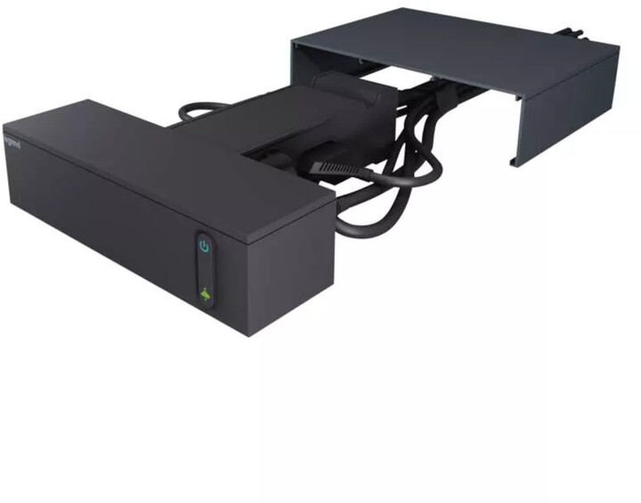 Mbrojtës për shkarkesa elektrike Legrand, 8 priza, 2m, i zi