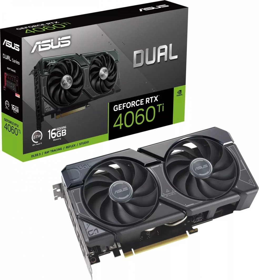 Kartelë grafike Asus Dual GeForce RTX 4060 Ti 16GB GDDR6