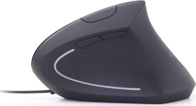 Maus Gembird MUS-ERGO-01, me kabllo, USB, i zi