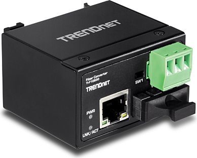 Konvertues me fibra optike TRENDnet 100Base-FX SM. SC, 30 km, IP 30