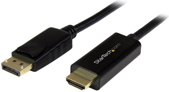 Kabllo StarTech DisplayPort në HDMI, 5m, e zezë