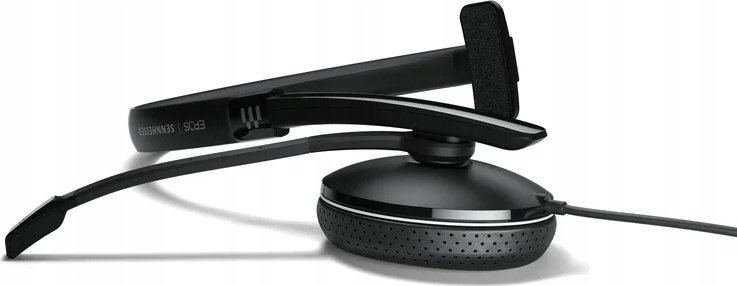 Kufje me mikrofon Epos Adapt 135T, mono, USB A dhe 3.5mm, të zeza