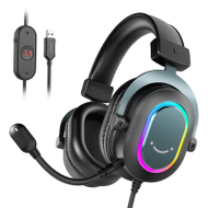 Kufje gaming Fifine H6, me kabllo, 7.1 virtual surround, të zeza