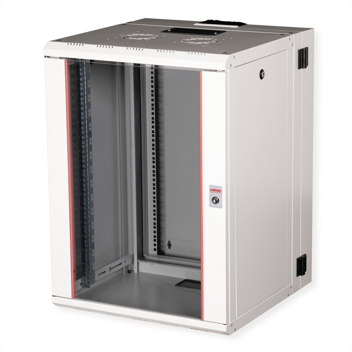Kabinet muri ROLINE Wall Cabinet Pro 16U, 48.26 cm, çelik, gri