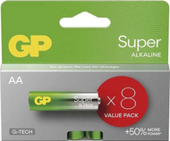 Bateri alkaline GP Super AA SUP15A258C8, 1.5V, set 8 copë