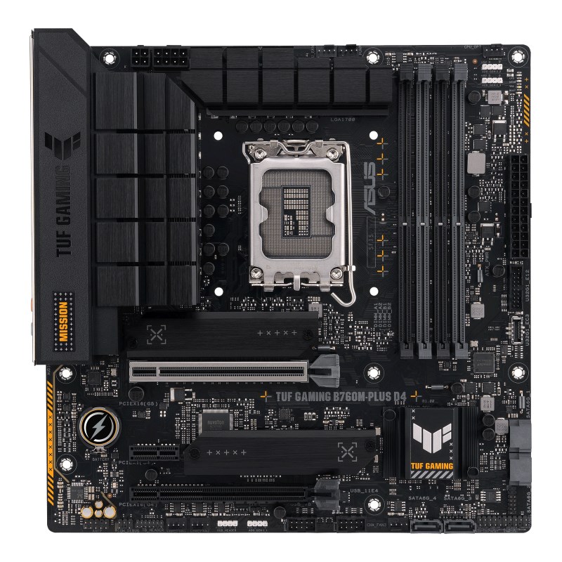 Pllakë amë ASUS TUF Gaming B760M-PLUS D4 Intel B760 LGA 1700 micro ATX