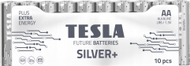 Алкални батерии AA Silver Plus, пакет, сребрени