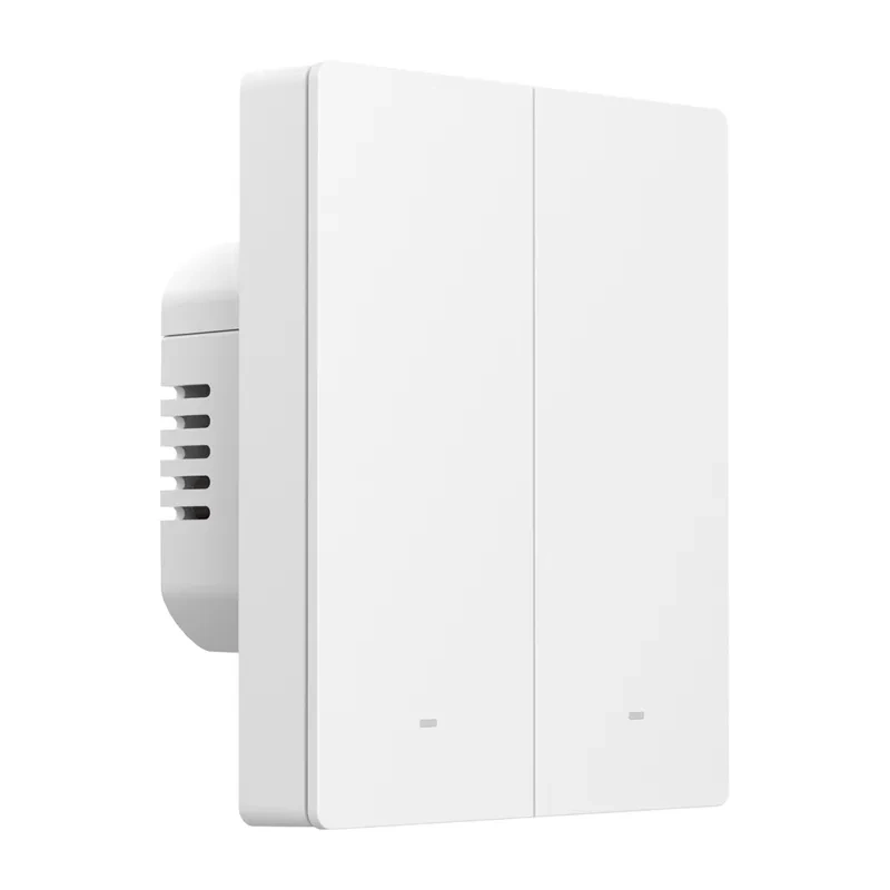 Çelës muri smart Sonoff M5 2C 80W, WiFi Matter, 2 kanale, i bardhë