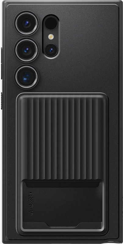 Mbulesë telefoni Spigen Liquid Slot për Samsung Galaxy S24 Ultra, xhep për kartelë, matte black