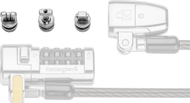 Set ankorash sigurie Kensington ClickSafe K68001WW, universal, për laptop