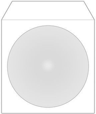 Zarfa mbrojtës MediaRange për CD/DVD, 50 copë, 124x124mm, të bardhë