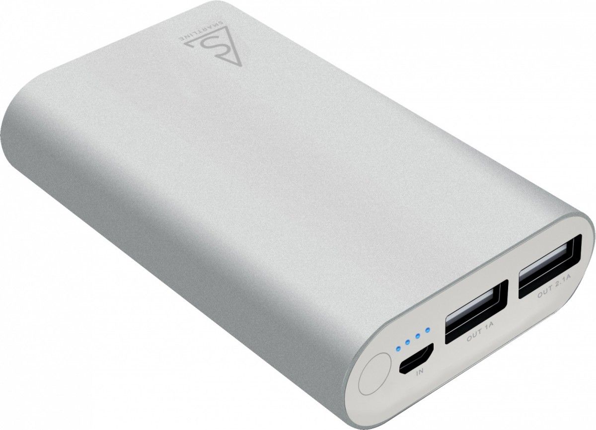 Powerbank Holdit Smartline, 7500mAh, i argjend