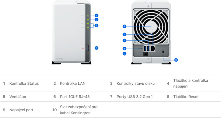 Server Synology DiskStation DS223j