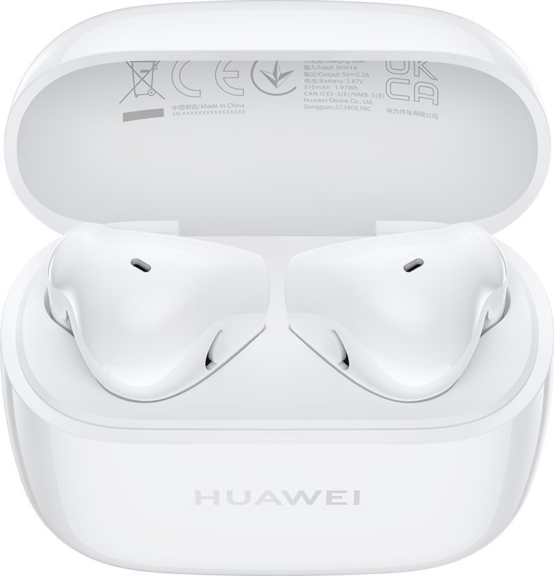 Безжични слушалки Huawei FreeBuds SE 2, Bluetooth, со кутија за полнење, бели
