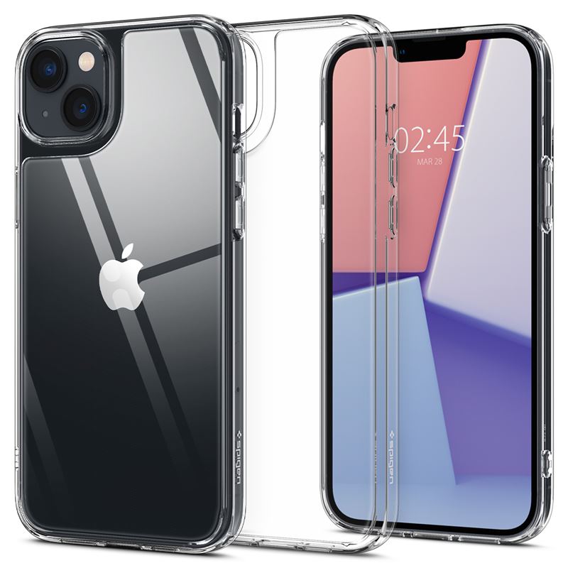 Mbështjellës për iPhone 14 Plus Spigen Quartz Hybrid, transparent