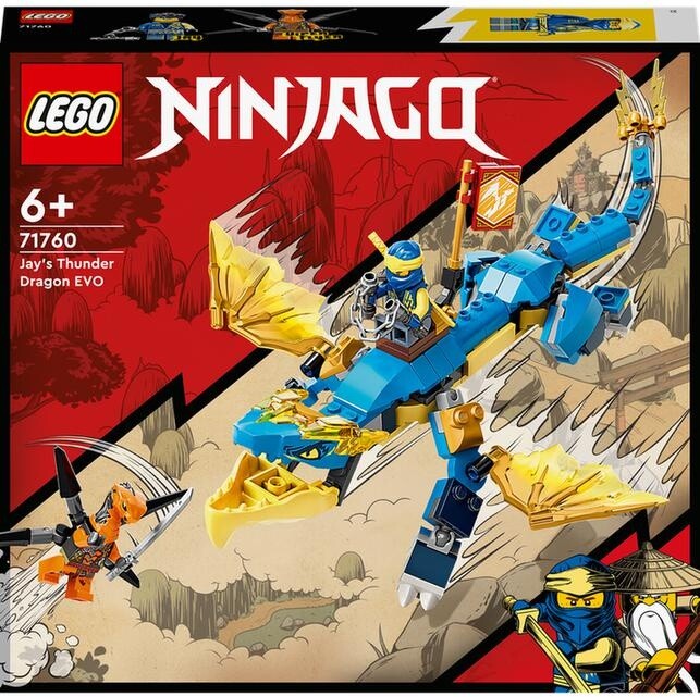 Играчка LEGO® NINJAGO® 71760 Jay's Storm Dragon EVO