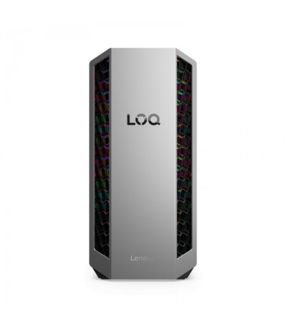 Kompjuter gaming Lenovo LOQ Tower 26ADR10, Ryzen 7, RTX 4060 Ti, 1TB SSD, gri e zezë