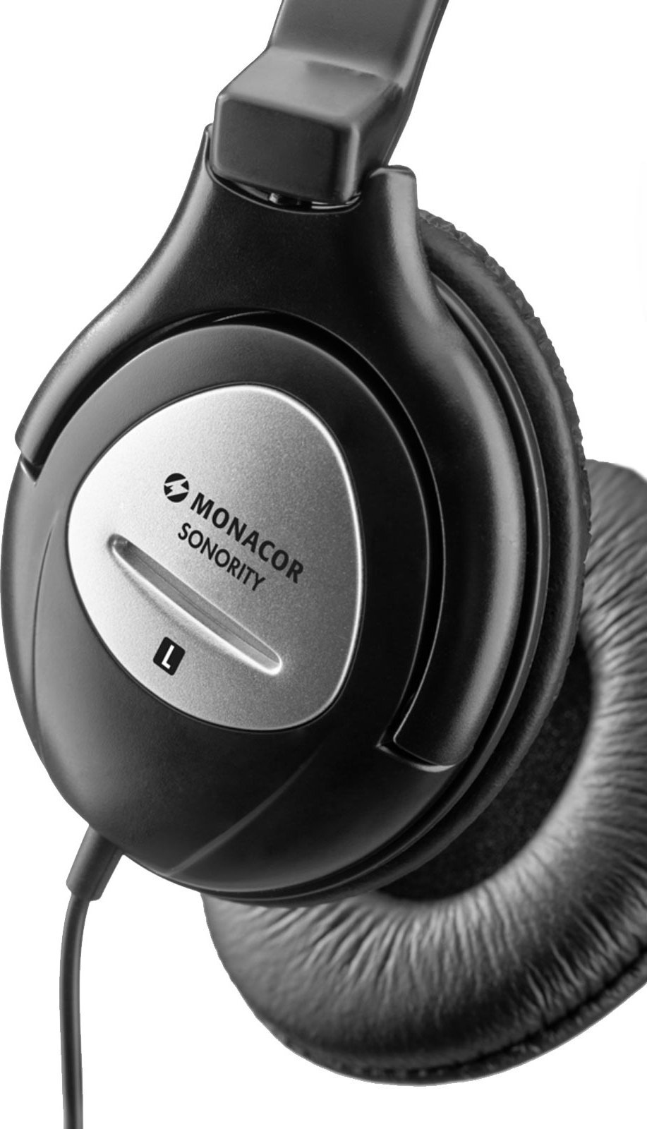 Kufje Monacor SONORITY, me kabllo, mbi vesh