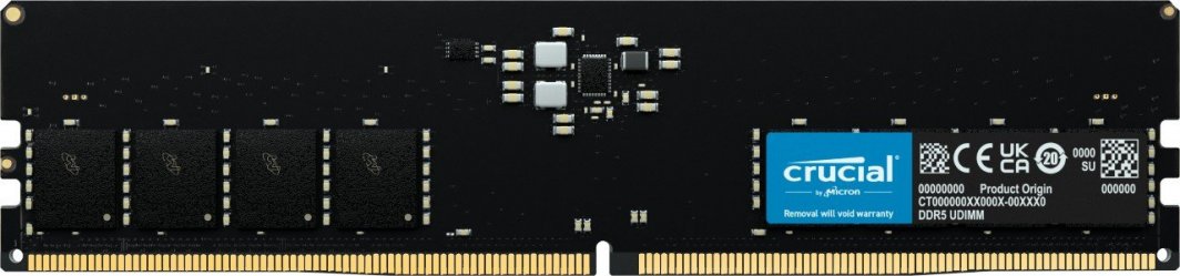 Memorie Crucial DDR5, 16 GB, 5200 MHz, CL42, CT16G52C42U5