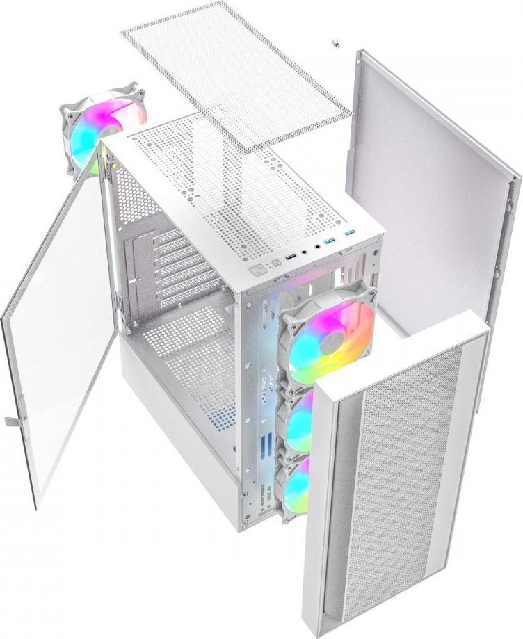 Kasë Gembird Fornax 4000 ARGB, Midi Tower