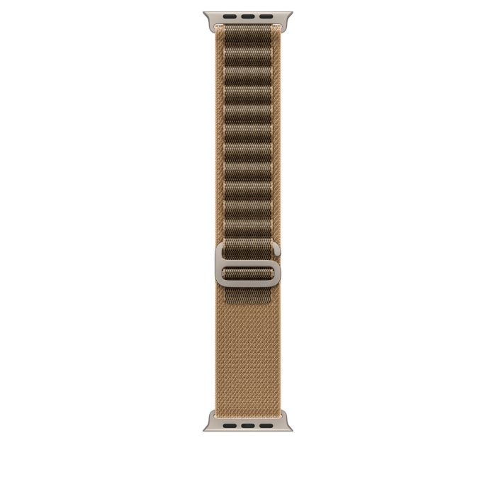 Apple Watch 49mm Desert Alpine Loop, Large, Natural Titanium Finish