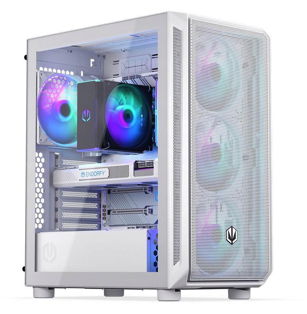 Kutia kompjuterike Arx EY2A018, tower ATX, ARGB, e bardhë