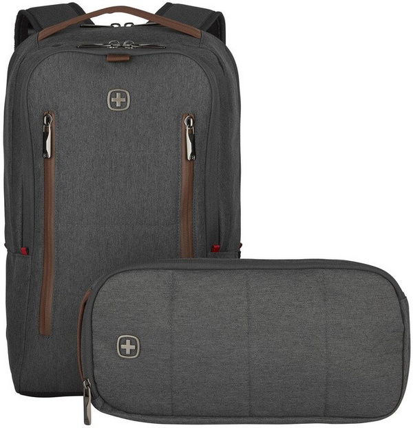 Çantë WENGER CITY UPGRADE, për laptop 16 ", e hirtë