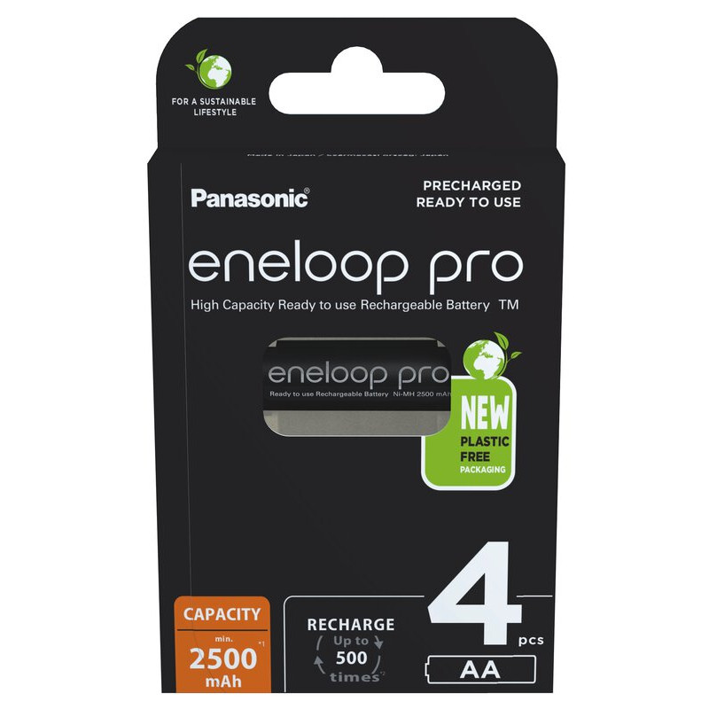Panasonic Eneloop Batteries Pro AA/4B 2000mAh