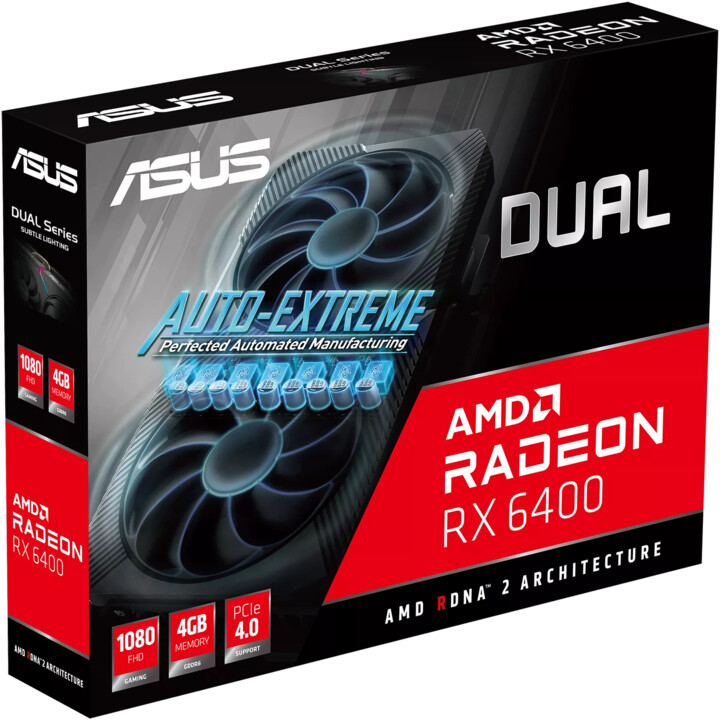 Kartelë grafike Asus Dual Radeon RX 6400 4GB GDDR6