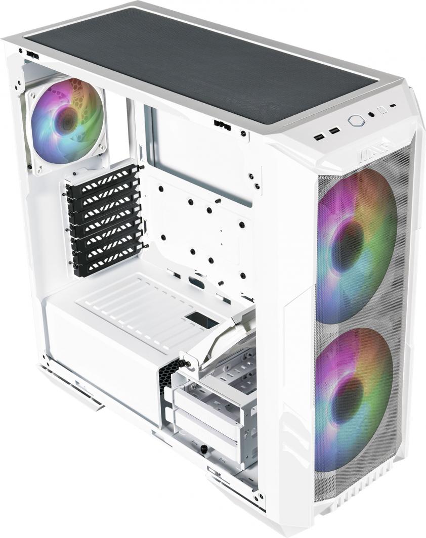 Kasë Cooler Master HAF 500 ARGB, e bardhë, Midi Tower