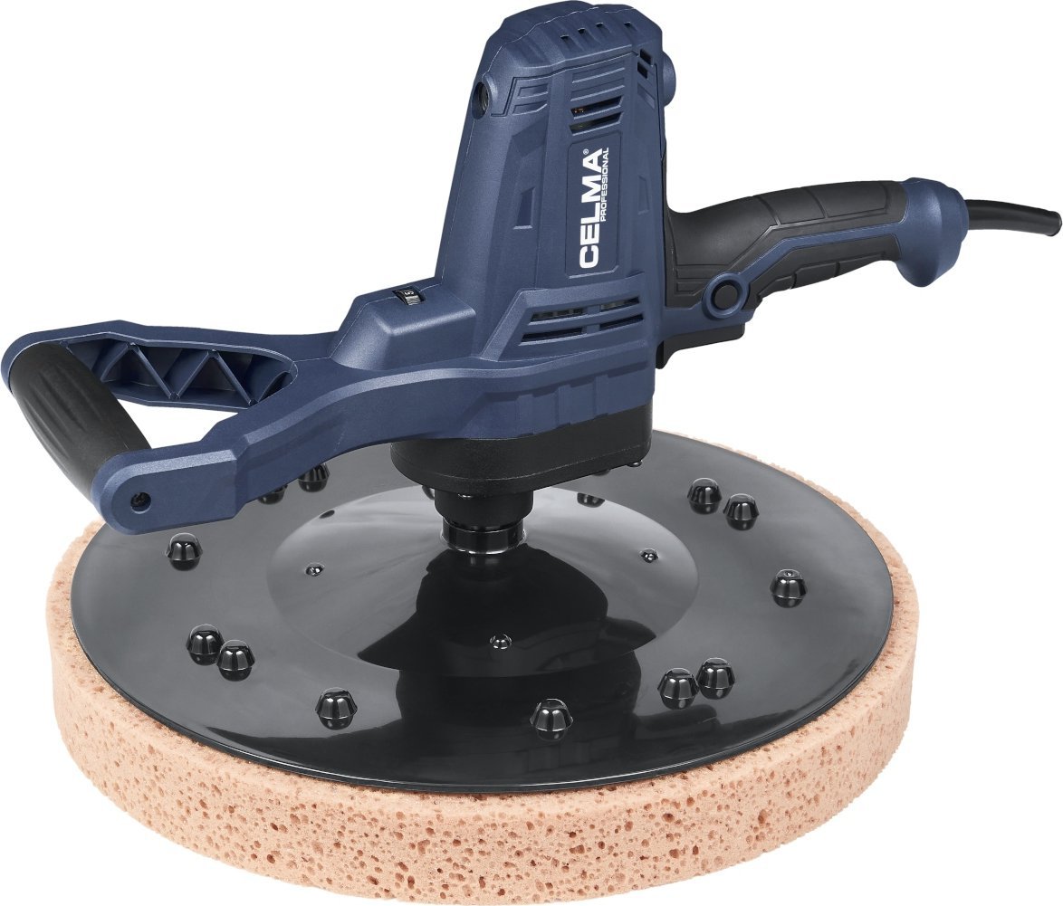 Makinë elektrike për lëmim suvasë Celma PRBt 390S, rregullim shpejtësie, 5m kabllo, blu