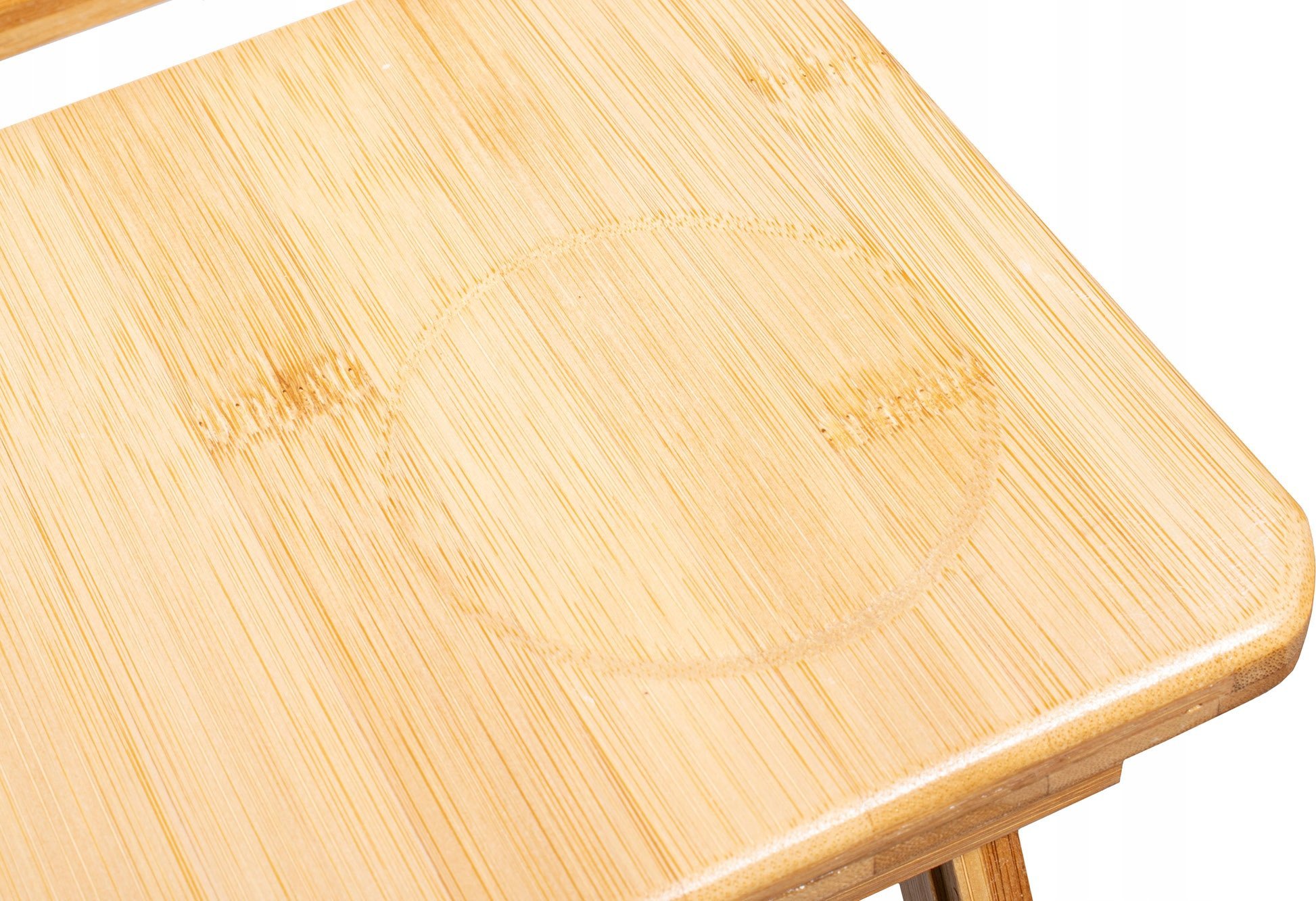 Tavolinë laptopi LEOBERT Bamboo XL, 73x37 cm, lartësi e rregullueshme, kafe natyrale