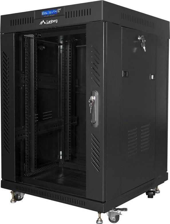 Kabinet rack Lanberg Free Standing 19", 15U, 600x600, i zi
