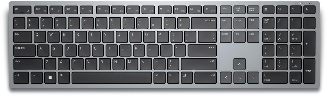 Tastierë Dell KB700, wireless, Bluetooth 5.0, gri titan